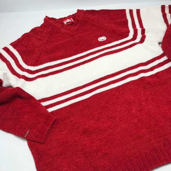 Men's Ecko RedWhite Signature V-Neck Sweater NWT